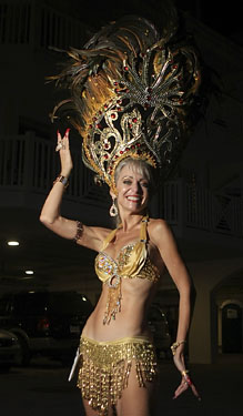 Headdress Ball 2010 photo - Duval Street, Key West
